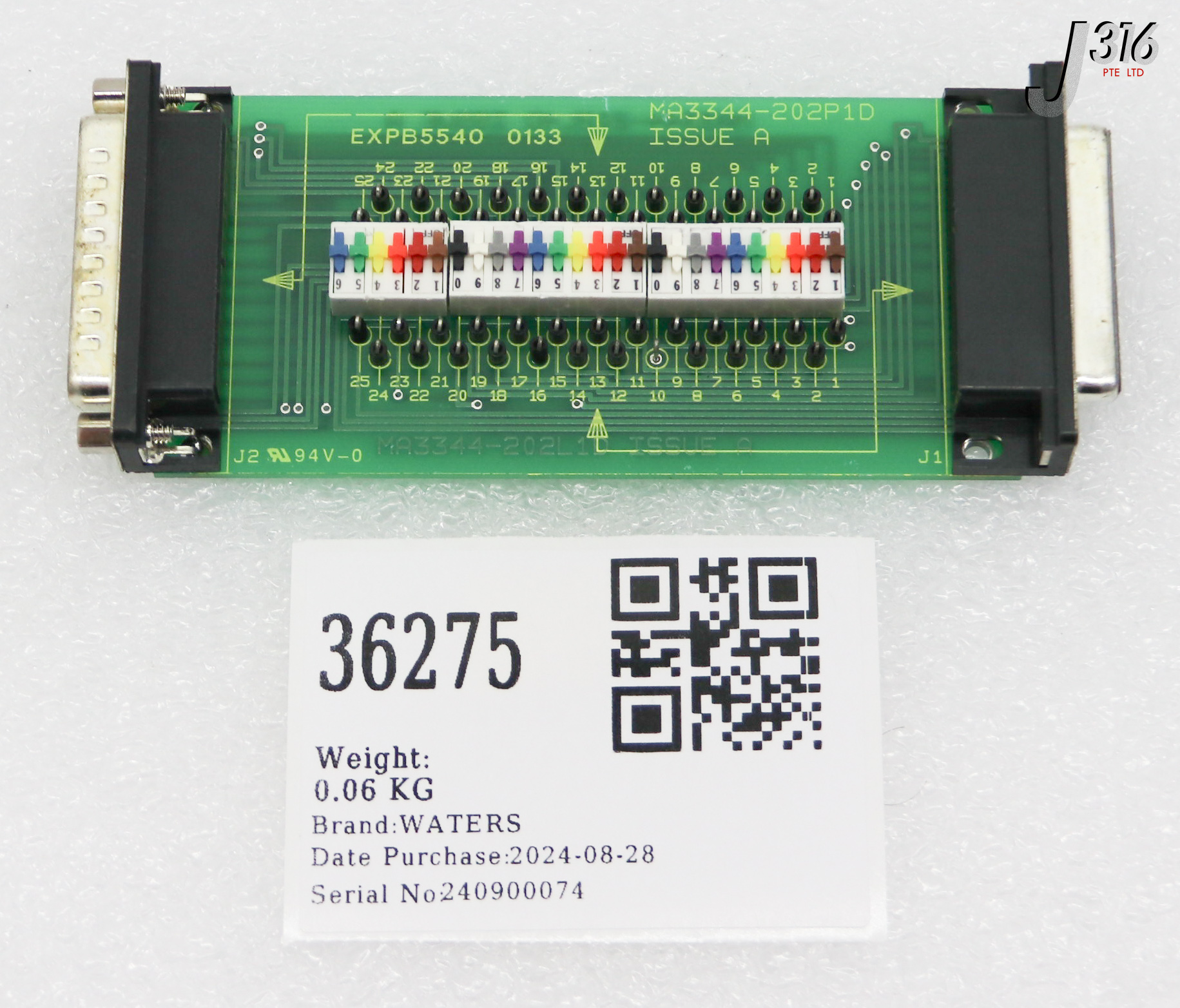 5×3 36275 WATERS PCB, 25-WAY BREAK IN 3344202DC1 | eBay